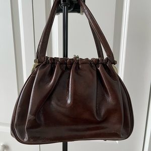 Vintage 1950 purse brown
